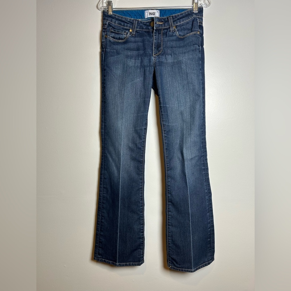 PAIGE skyline bootcut Jeans women’s size 27 dark wash mid rise stretch denim